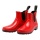 Grand Step Shoes Wellington Boots Vickie (Chelsea Boot made of Natural Rubber) red Ladies